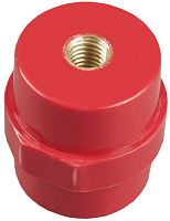 Изолятор силовой шинный IEK SM35 (М8) красный картинка 